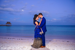 Indian Bride and Groom Reception Portrait