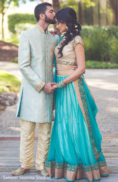 Romantic shot of indian bride and groom. Romantic shot of indian bride and groom.