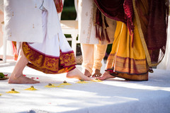 Indian Bride and Groom at Indian Wedding Indian Bride and Groom at Indian Wedding