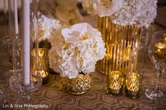 Floral and Decor at Indian Wedding Reception Ballroom Floral and Decor at Indian Wedding Reception Ballroom