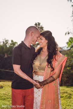 Indian Bride and Groom at Sangeet Indian Bride and Groom at Sangeet
