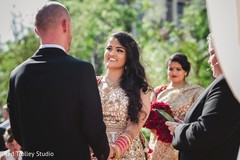 Indian Bride and Groom Wedding Day Portrait Indian Bride and Groom Wedding Day Portrait