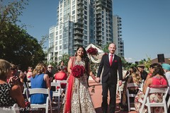 Indian Bride and Groom Wedding Day Portrait Indian Bride and Groom Wedding Day Portrait