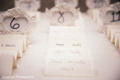 White reception escort cards. White reception escort cards.