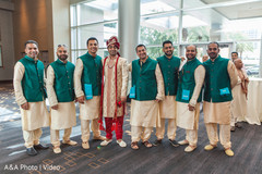 Raja with groomsmen Raja with groomsmen