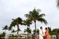Indian Bride and Groom Wedding Day Portrait Indian Bride and Groom Wedding Day Portrait