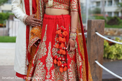 Indian Bride and Groom Wedding Day Portrait Indian Bride and Groom Wedding Day Portrait