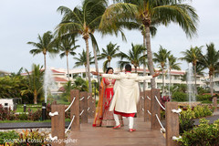 Indian Bride and Groom Wedding Day Portrait Indian Bride and Groom Wedding Day Portrait
