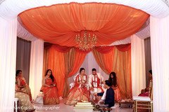 Indian Bride and Groom Wedding Day Portrait Indian Bride and Groom Wedding Day Portrait