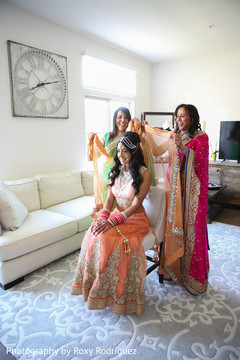 Indian bride ready for the ceremony Indian bride ready for the ceremony