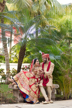 Maharani and Raja wedding portrait. Maharani and Raja wedding portrait.