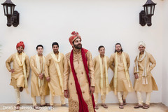 Indian groom and groomsmen. Indian groom and groomsmen.