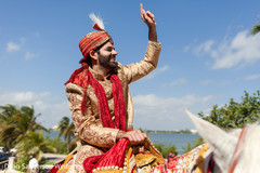 Indian groom's baraat procession, Indian groom's baraat procession,