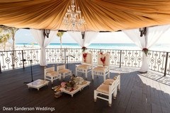 Beach side mandap. Beach side mandap.