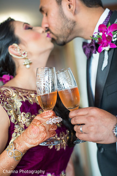 Indian Bride and Groom at Reception Indian Bride and Groom at Reception