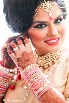 Indian bride getting ready Indian bride getting ready