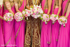 Bridesmaids with Indian Bride Bridesmaids with Indian Bride