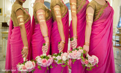 Bridesmaids at Indian Wedding Bridesmaids at Indian Wedding