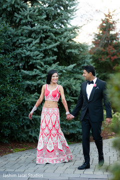Indian Bride and Groom Reception Portrait Indian Bride and Groom Reception Portrait