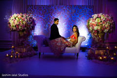 Indian Bride and Groom Reception Portrait Indian Bride and Groom Reception Portrait