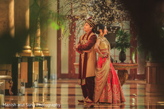 Indian Bride and Groom Wedding Portrait Indian Bride and Groom Wedding Portrait