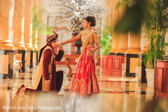 Indian Bride and Groom Wedding Portrait Indian Bride and Groom Wedding Portrait
