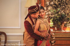 Indian Brid and Groom Wedding Day Portrait Indian Brid and Groom Wedding Day Portrait