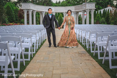 Indian Bride and Groom Reception Portrait Indian Bride and Groom Reception Portrait