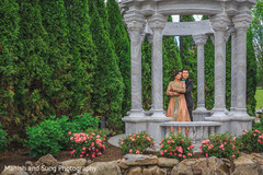 Indian Bride and Groom Reception Portrait Indian Bride and Groom Reception Portrait