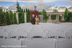 Indian Bride and Groom Wedding Day Portrait Indian Bride and Groom Wedding Day Portrait