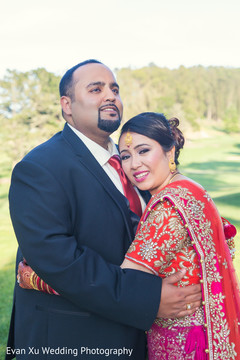 Indian couple reception portrait Indian couple reception portrait