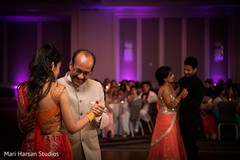Lovely father-daughter dance and mother-son dance