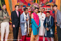 Groomsmen at the sangeet night. Groomsmen at the sangeet night.