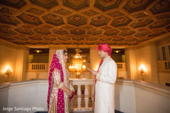 Indian Bride and Groom Wedding Day Portrait Indian Bride and Groom Wedding Day Portrait