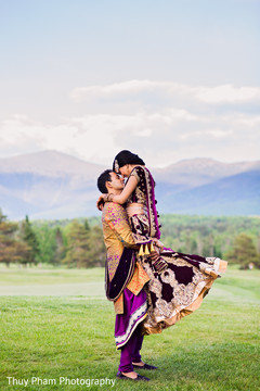 Gorgeous royal purple bridal lengha Gorgeous royal purple bridal lengha