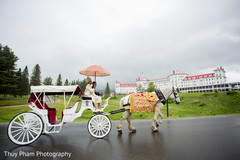 Indian groom in his horse carriage Indian groom in his horse carriage
