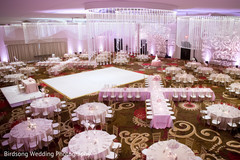 Gorgeous setting for a big wedding reception indian wedding reception,venue setting