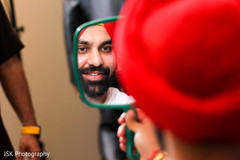 Indian groom getting ready Indian groom getting ready