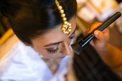 Maharani getting her makeup done Maharani getting her makeup done