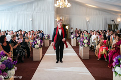 Groom making his entrance Groom making his entrance