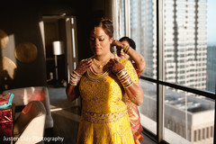 Lovely bride getting ready. Lovely bride getting ready.