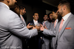 Indian groom and groomsmen. Indian groom and groomsmen.