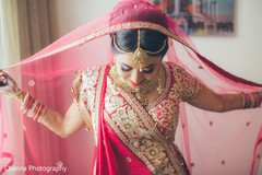 Red and gold embroidered bridal lehenga. Red and gold embroidered bridal lehenga.
