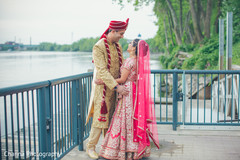 Sweet first look moment. Sweet first look moment.