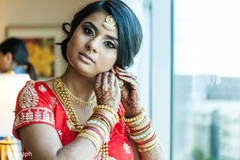 Indian bride getting ready for wedding ceremony Indian bride getting ready for wedding ceremony
