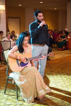 Romantic bohemian sangeet performance. Romantic bohemian sangeet performance.