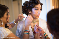 Indian bride getting ready for wedding ceremony Indian bride getting ready for wedding ceremony