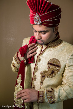 Indian groom getting ready for the big day. Indian groom getting ready for the big day.