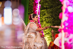 Indian bride at wedding ceremony Indian bride at wedding ceremony