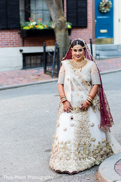 Indian bride before wedding ceremony Indian bride before wedding ceremony